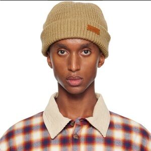 NWT Isabel Marant Briano Beanie Hat Taupe Tan